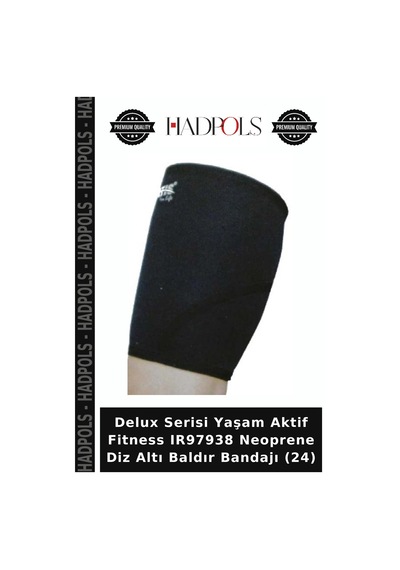 Delux Serisi Yaşam Aktif Fitness Ir97938 Neoprene Diz Altı Baldır Bandajı 24
