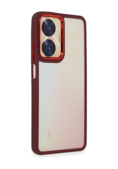 Realme C55 Kılıf Dora Kapak - Kırmızı Evimdeyokyok