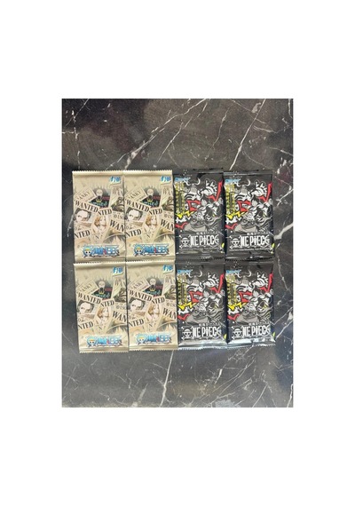 Cantex Tech One Piece Oyun Kartı Özel 2 Seri Bir Arada Black 4 Paket - Wanted 4 Paket