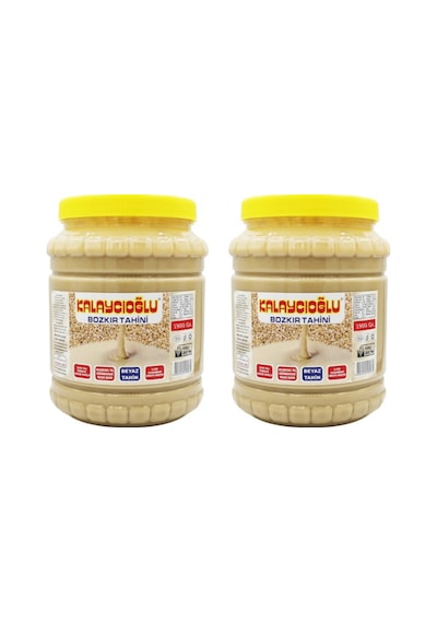 Bozkır Tahin Merkezi Beyaz Tahin 1900 Gr X2 Adet Katkısız &gluten İçermez