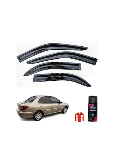 Rio Sedan Mügen Cam Rüzgarlığı 2002-2005 Arası 4 Lü Takım+koku