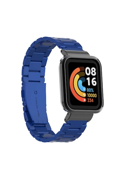 Zore Xiaomi Redmi Watch Mi Watch Lite Uyumlu Krd-60 Metal Kordon-mavi