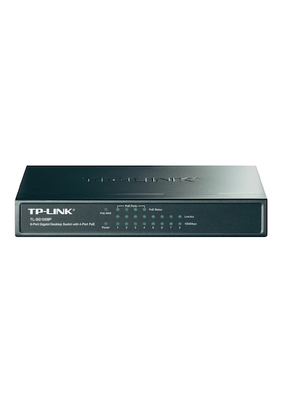 TP-Link Tl Sg1008P 8 Port Gigabit 4 Port Poe 53W Switch