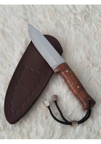 Bushcraft Kamp ve Avcı Bıçağı Kahverengi - Gümüş