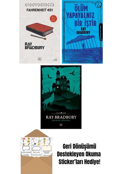 Fahrenheit 451 70. Yıl Özel Baskısı + Ölüm Yapayalnız Bir İştir + Topraktan Dönenler