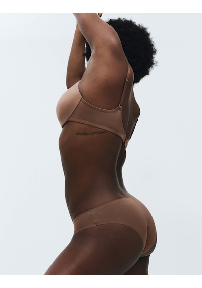 Marks & Spencer Body Invisibles Demi Cup Sütyen T33002495 Kahverengi