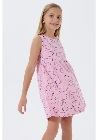 Rolypoly Kız Çocuk Pembe Elbise 5274-48412 Pembe