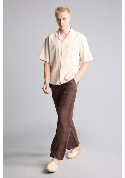 Defacto Premium Wide Leg Pantolon G0855ax26smbn470 Kahve-bn470