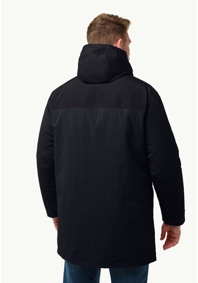 Jack Wolfskin Gletschersee Parka M Erkek Intense R Siyah