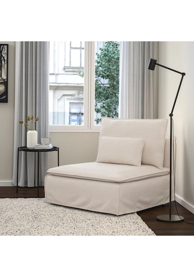 Ikea Ekru Modern Kanepe - Tekli Koltuk