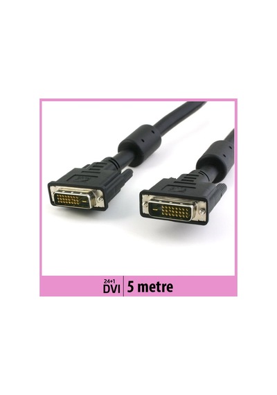 Dvi To Dvi 24+1 Kablo 5 Metre Dvi Monitör Kablosu