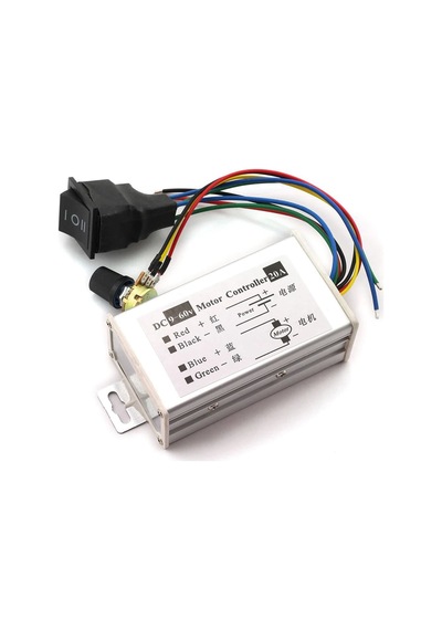 Dc 60v 20a Dc Motor Sürücü Pwm Hız Kontrol Ileri Geri Yön Anahtar