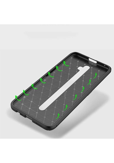 Oppo Reno 2Z Kilif Karbon Silikon Case 394417358