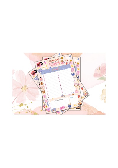 Haftalık Planlayıcı - A4 Ebat Yapılacaklar - 30 Yaprak - Weekly Planner Diğer