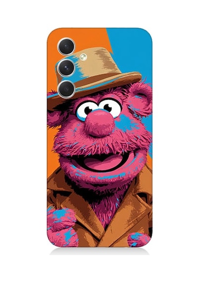 Samsung Galaxy A24 Uyumlu Pembe Kukla Desenli Silikon Kılıf