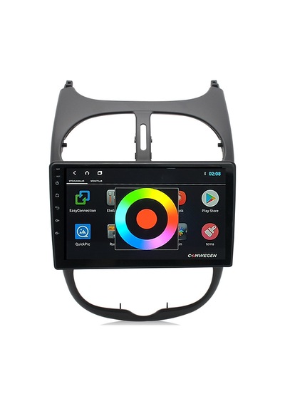 Peugeot 206 Android 4Gb Ram+64Gb Rom Carplay Multimedya N11.4967