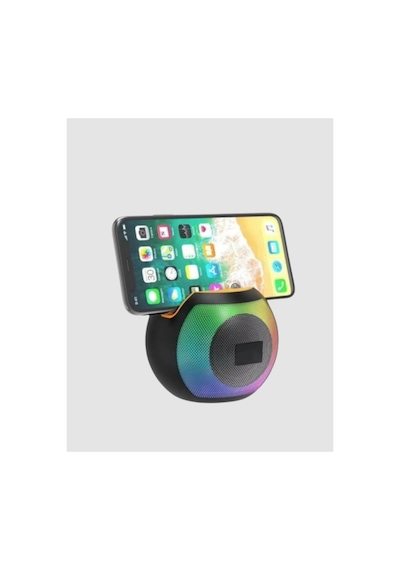 Kullanışlı Bluetooth 5.0 Hoparlör Rgb Işıklı, Güçlü Bas Ve 360 Surround Ses