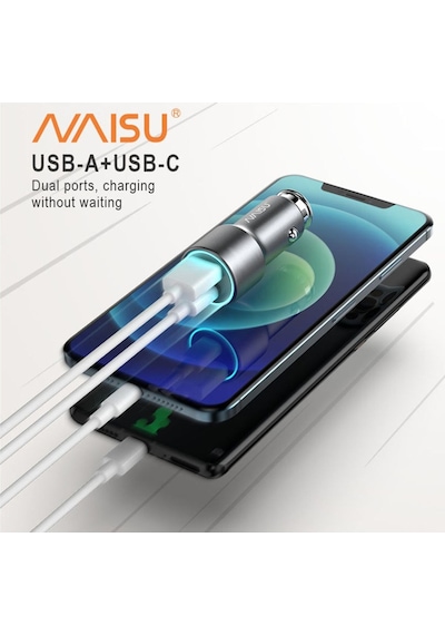 24v Usb-a Usb-c Araç Şarj Cihazı