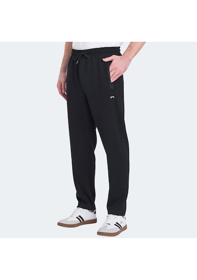 Slazenger KATAR Erkek Cepli Siyah Eşofman Altı