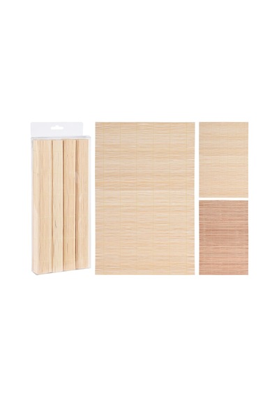Koopman Amerikan Servis Bambu 30 X 45 Cm Çok Renkli