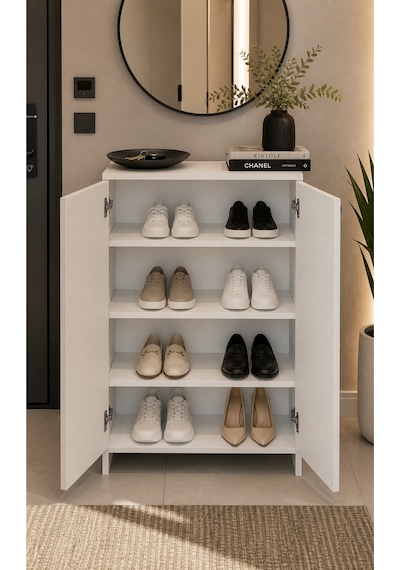 Çeltikçi Model 2 Kapaklı Çok Amaçlı Dolap Ayakkabılık Kitaplık Banyo Dolabı Mutfak Dolabı Beyaz Çeltikçi Model 2 Kapaklı Çok Amaçlı Dolap Ayakkabılık Kitaplık Banyo Dolabı Mutfak Dolabı Beyaz