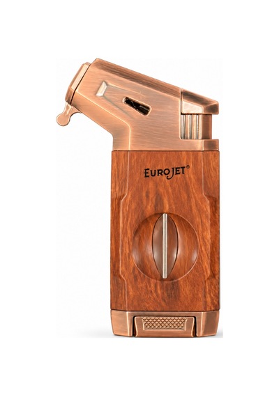 Eurojet Tek Torch Pürmüz Dahili V Kesicili Bronz Puro Çakmağı