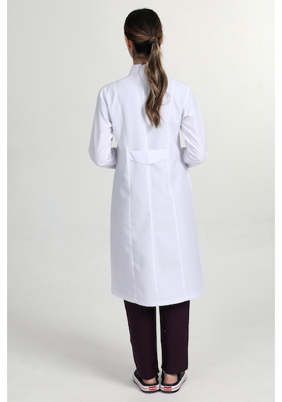Önlük Tesettür 105 Cm Doktor Hemşire Öğretmen Önlüğü Gmz1401