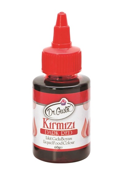 Dr Gusto Sıvı Gıda Boyası Kırmızı 60gr