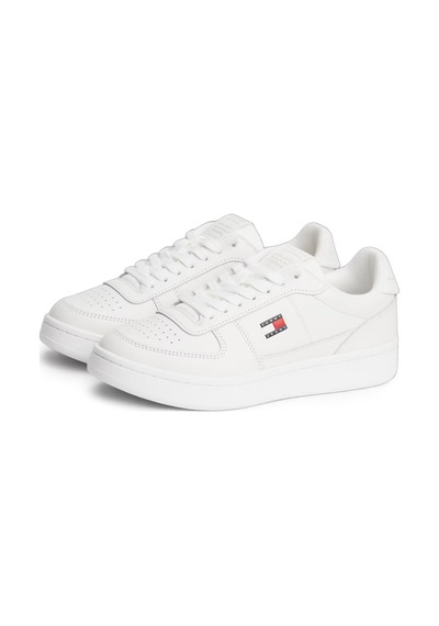 Tommy Hilfiger Kadın Marka Logolu Günlük Kullanıma Uygun Ekru Sneaker En0en03131 Ybl