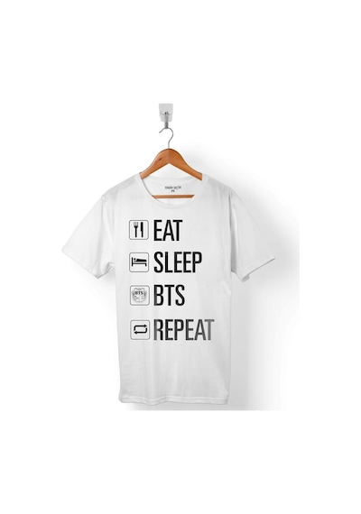 Eat Sleep Bts Repeat Only By Dexta Bangtan Boys Erkek Tişört 001