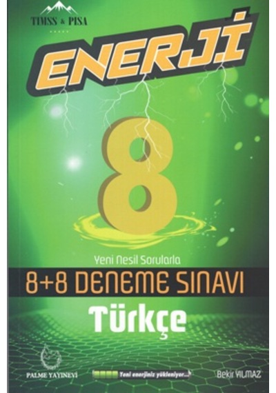 Palme 8. Sınıf Enerji Türkçe 8+8 Deneme Sınavı
