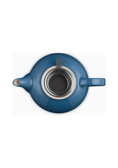 Le Creuset Paslanmaz Çelik Süzgeçli Seramik Çaydanlık, 1.3l Lacivert