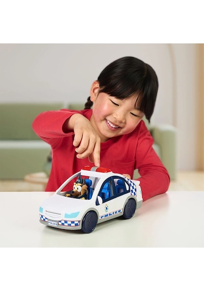 Bluey 19202 Bluey Polis Arabası Sesli Ve Işıklı 1 Figür