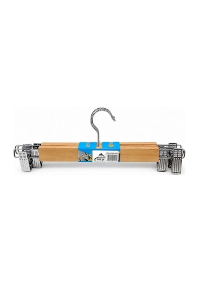 3'li Ahşap Mandallı Etek Askısı 33 Cm Çok Renkli