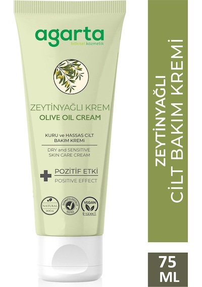 Agarta Doğal Zeytinyağlı Nemlendirici Cilt Bakım Kremi 75 ML