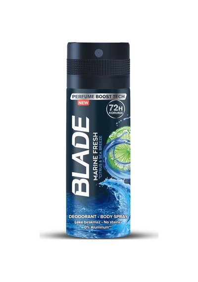 5 Adet Blade Deo Marine Fresh Deodorant 150 Ml