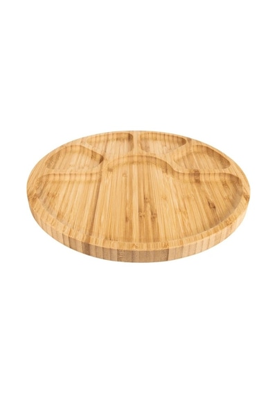Naturalove Bambu Sunum Tabağı - 5 Bölmeli