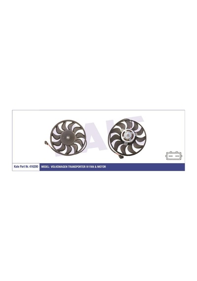 KALE 416200 FAN MOTORU TRANSPORTER T4 91-03 1.9 TD 24D 2.5 TDI 28