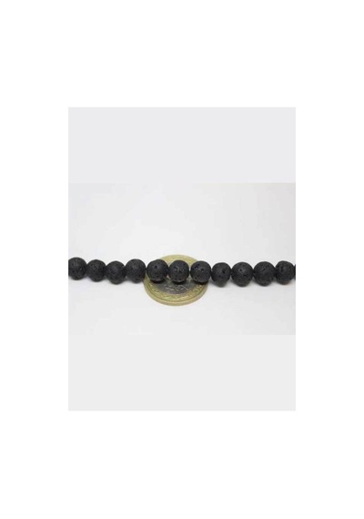 Çeyrek Dizi 9cm Uzunluğundadır Lav Taşı Çeyrek Dizi 8mm Çok Renkli