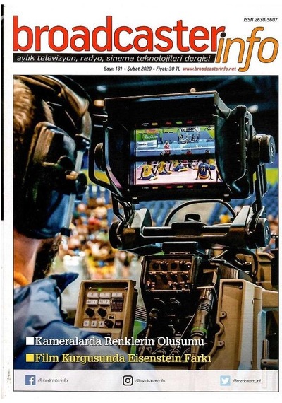 Broadcasterinfo:aylık Televizyon,radyo,sinema Teknolojileri Dergisi-kameralarda Renklerin Oluşumu Sayı:181-şubat 2020 Retro Koleksiyon Eski Baskı