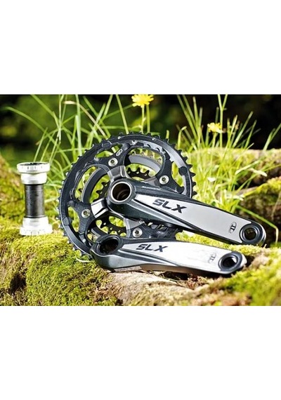 Shımano Slx Fc-m660 - 175mm 42x32x24t Shımano Slx 3'lü Aynakol Hollowtech Orta Göbek Dahil Siyah