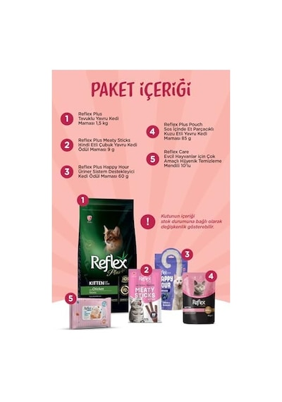 Reflex Plus Yavru Kedi Paketi 2 Paketi 103 Ivory