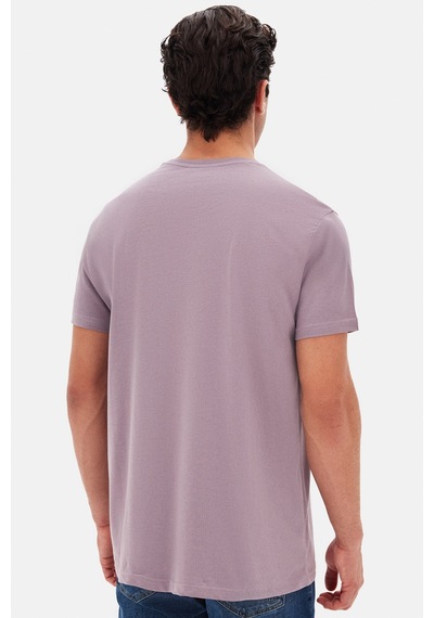 D's Damat Ds Damat Regular Fit Sorbe Düz Nakışlı %100 Pamuk T-shirt 4hc140632006m Sorbe