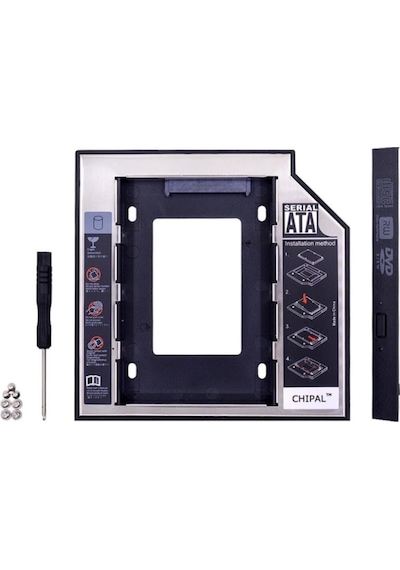 Alfais 4716 9.5 MM SATA HDD Harddisk Caddy Kızak Kutu