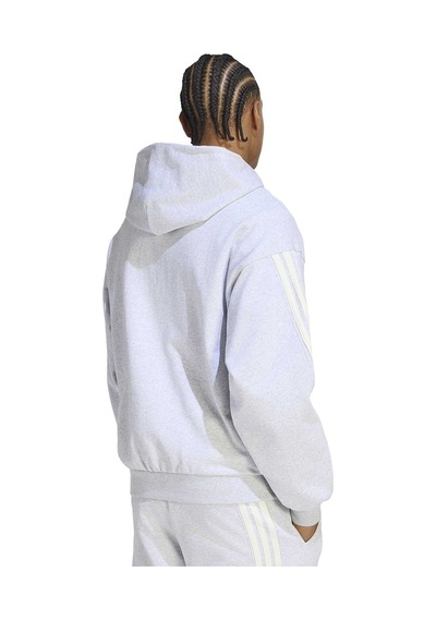 Adidas Kit 3-stripes Erkek Gri Günlük Stil Sweatshirt Kw2409
