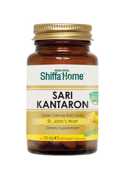 Shiffa Home Sarı Kantaron Kapsül 60 Adet