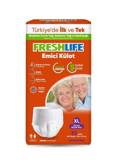 Freshlife Xlarge Emici Külot 30 Adet XL