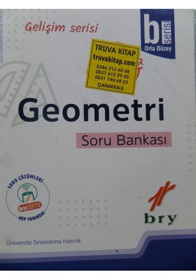 Gelişim Serisi Geometri Soru Bankası B Serisi Orta Düzey