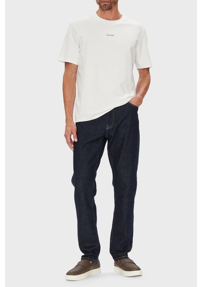 Calvin Klein Erkek T Shirt Lv04lc241g Yaf Beyaz Beyaz