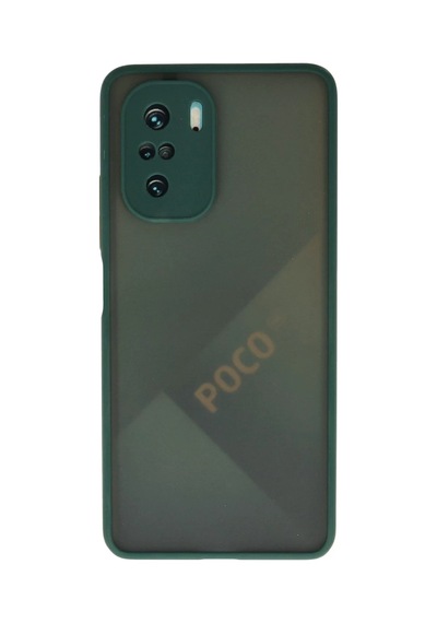 Xiaomi Poco F3 Uyumlu Kılıf Montreal Silikon Kapak - Yeşil